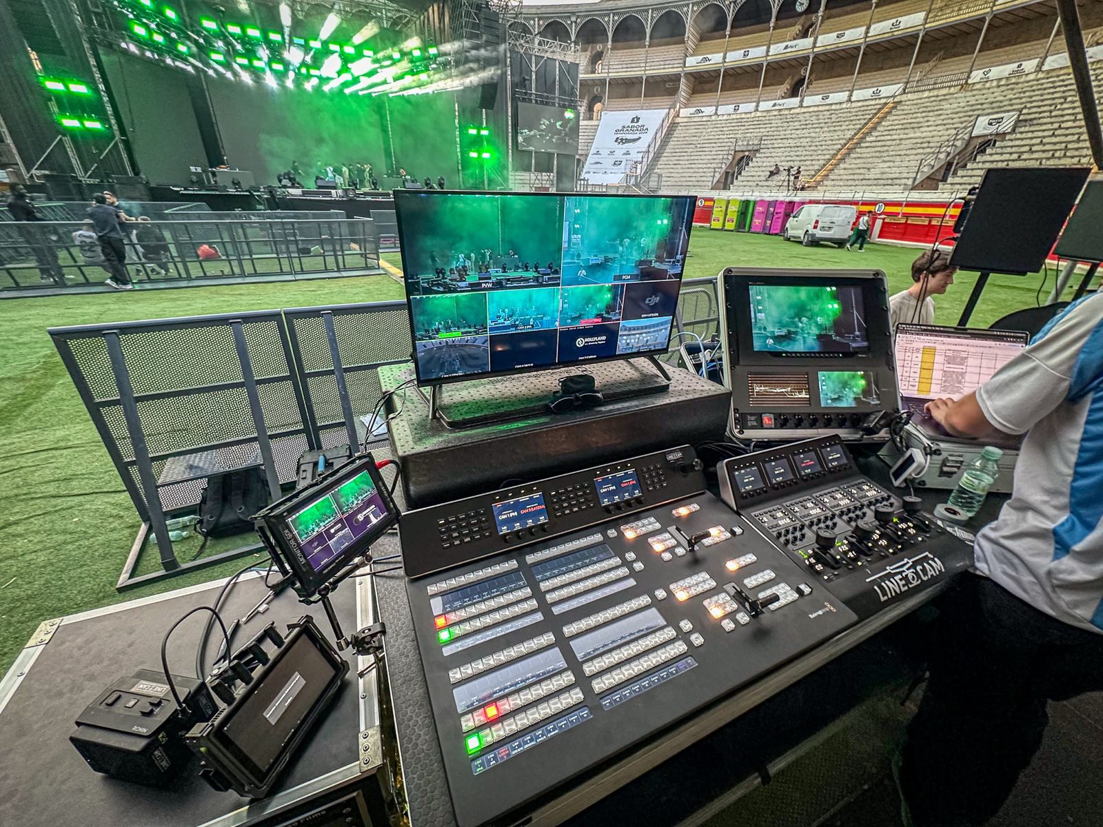 Control de realización multicámara durante un evento en directo
